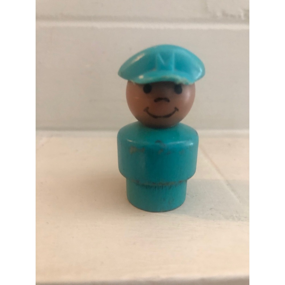 Vintage Fisher Price Little People AA Mailman Pilot